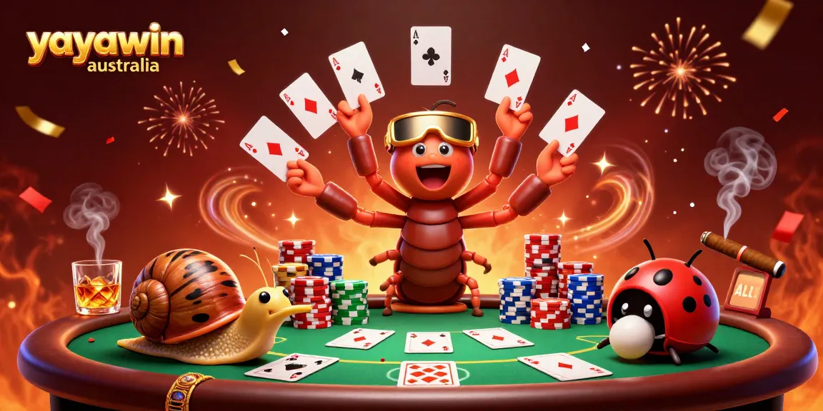 Experience the thrill of yayawin australia with a lively casino scene featuring a quirky dealer and high-roller excitement.