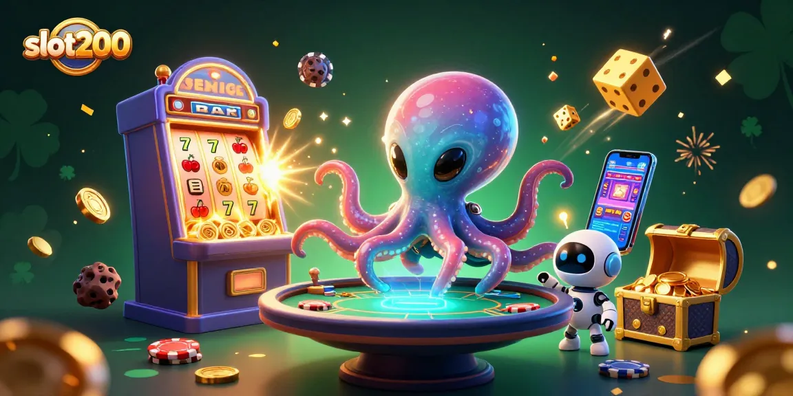 Slot200 menghadirkan permainan kasino yang menyenangkan dengan karakter unik dalam ilustrasi 3D.