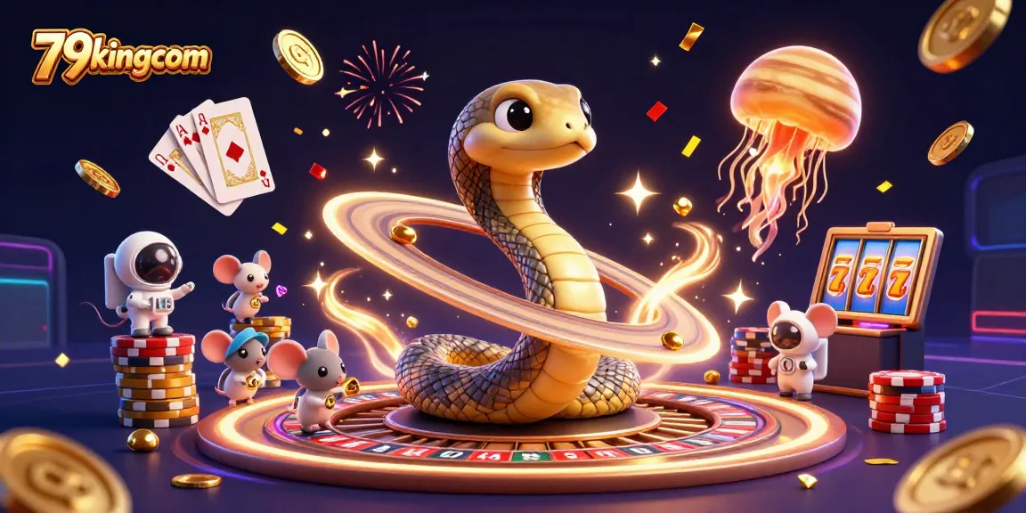 Experience thrilling cosmic betting with 79kingcom's vibrant space-themed casino atmosphere.