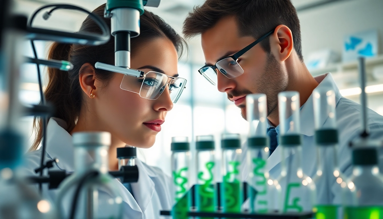 Analyze peptides like cagri in a modern lab with advanced instruments and a clear design.