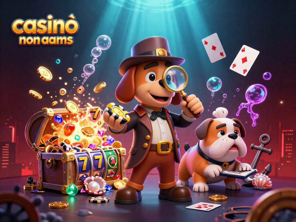 Giocare nei casinò online non AAMS: un detective e il suo compagno esplorano indizi nel mondo del gioco.