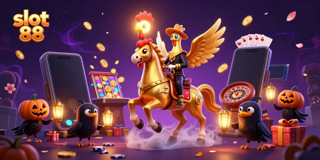 Experience thrilling gameplay with slot 88, featuring vibrant characters and dynamic casino elements.