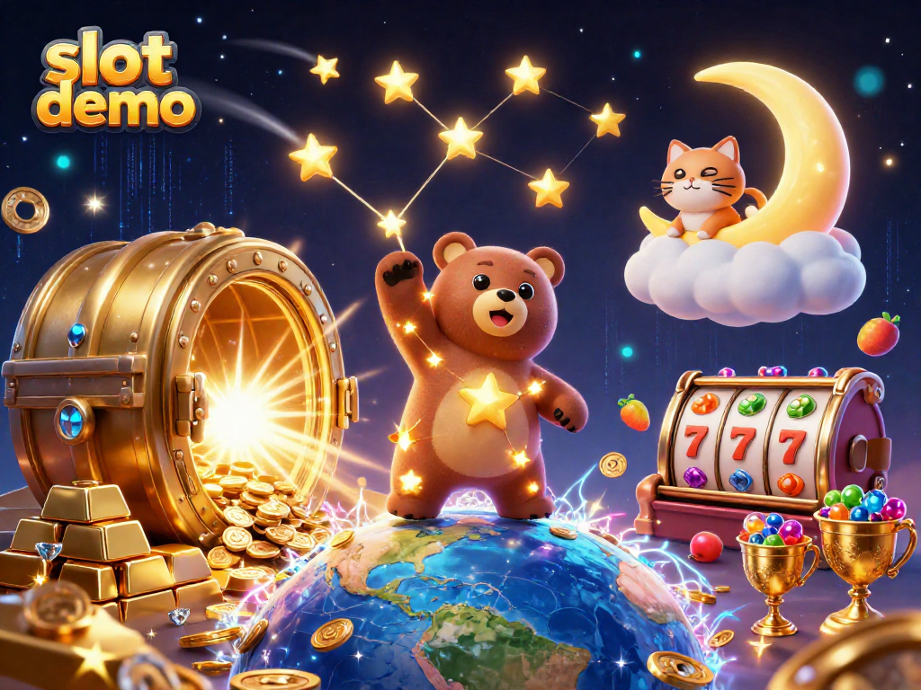 Menangkan slot demo dengan karakter beruang bintang dan elemen jackpot yang memukau.
