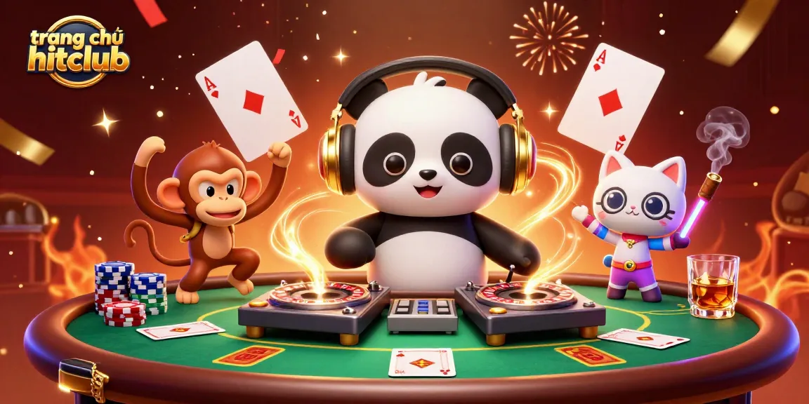 Join the fun at trang chủ hitclub with a vibrant 3D scene of gaming excitement!