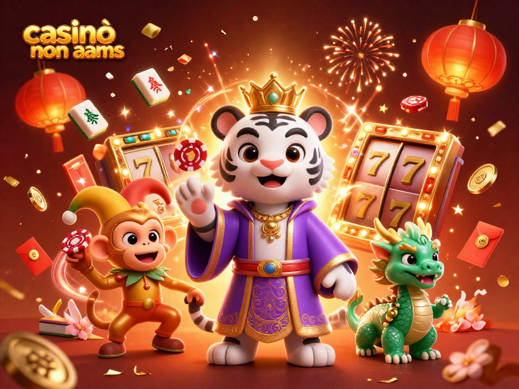 Gioca nei casinò online non aams e vinci con il tigre bianco e il giullare d'oro.